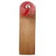 2 Pieces Red Calla Lily Brown Etched Ceramic Door Stopper